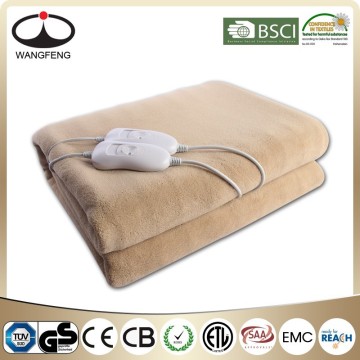 fleece electric blanket over heat protection more safety