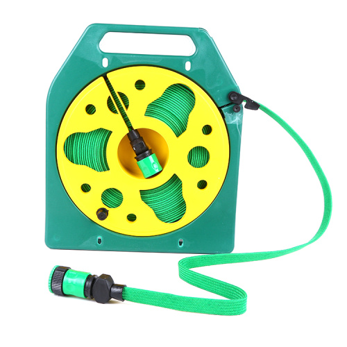 50ft Garden Hose Reel 50ft garden coil hose with nozzle Manufactory