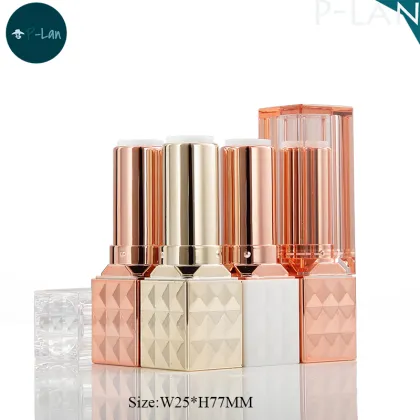 Diamond Clear Cap Empty Lipstick Container Cosmetics