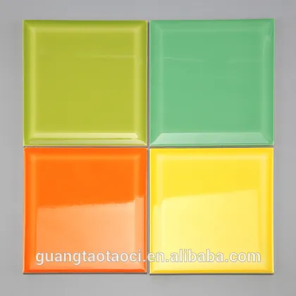 ceramic wall tile 20x20, sky blue pure color bathroom tiles glazed