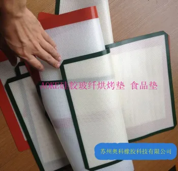 Nonstick silicone fiberglass pad