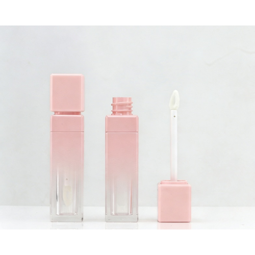 ডো-ফুট সহ পিইটি লিপ গ্লস শিশি পরিষ্কার করুন