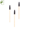 100 Pack Disposable Bamboo Handle Mascara Wands Brushes