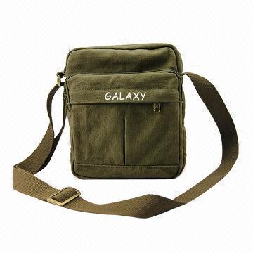 Shoulder Bag, Made of Canvas, Customized Logos, Sizes and Designs are Welcome