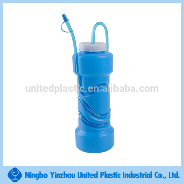 Plastic Drinking beker with straw