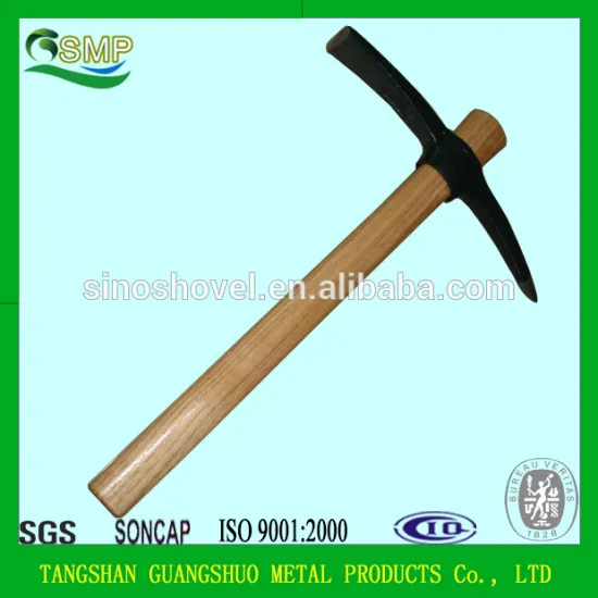 Steel Pickaxe with Wooden Handle