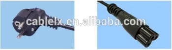 2.5A europe standard plug with C5 Connector ac power cord