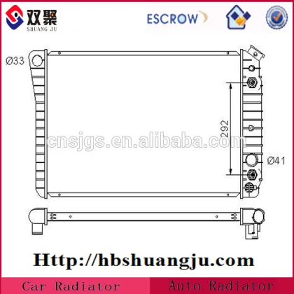 Aluminium Radiator with 2 pass