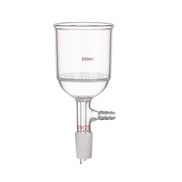 250 ml Vakuumglas Trichter mit Glaszeitplatten - Professionelle Laborglaswaren