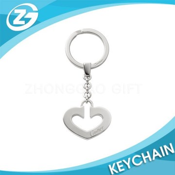Promotional Metal Custom Heart Shape Key Chains Wholesale