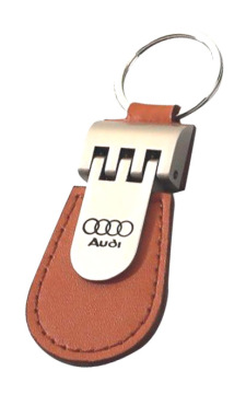Leather keychain