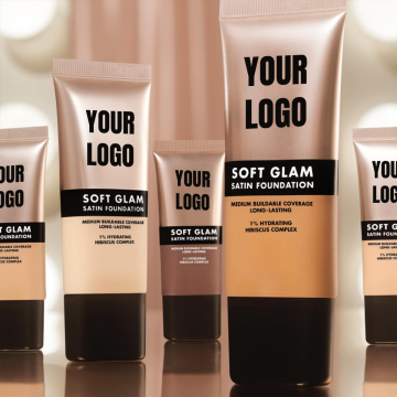 Buildable Coverage Vegan Skin Tint Serum Satin Foundation Makeup