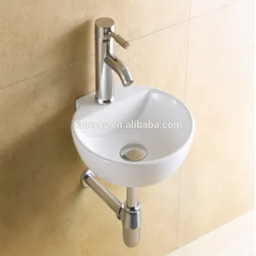 Round Hand Washing Ceramic Durable Basin