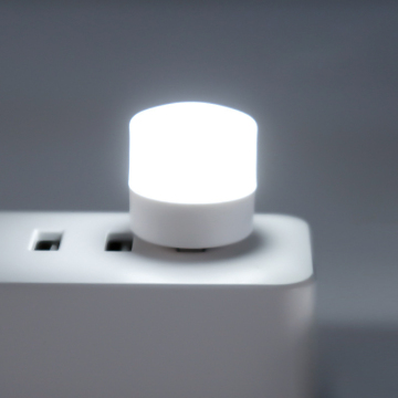 5V 1A Mini LED Night Light - USB Rechargeable LED Bedroom Light