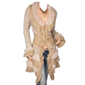 Womens Cardigan Gothic Steampunk Slim Fit Lace Cardigan