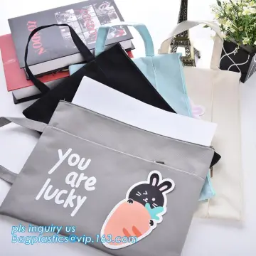 Canvas Stationery Pencil Bag, Zipper Canvas Pen Pencil Case Stationery Pouch Bag Case Cosmetic Bags, Custom Canvas Stationery Pe