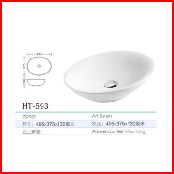 china sanitary ware hair salon furniture ceramic face washing sink cheap