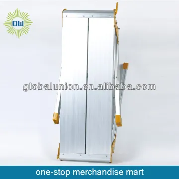 nice step ladder  shining grey color