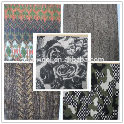 100% Merino wool fabric