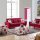 Almofadas estofadas de tecido Chesterfield 321 Sofa Set