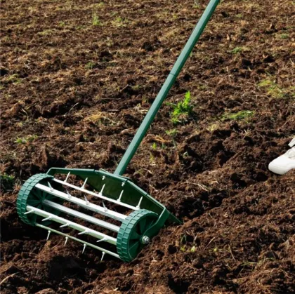 Hand Lawn Aerator with Fender - Grass Lawn Aerator