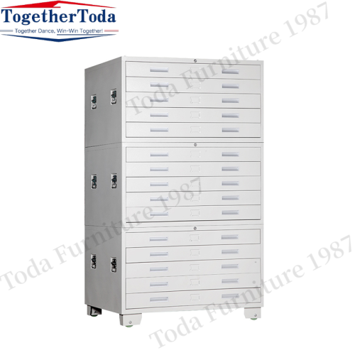 Steel data drawing drawer file cabinet