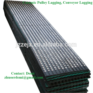 Conveyor Diamond Pulley Lagging with CN-Bonding Layer to prevent belt slippage