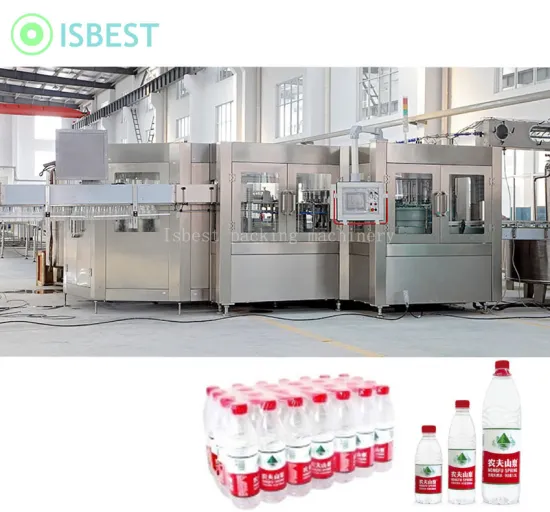 China Manufacturer PET Plastic Bottle Mineral Water Filling Machine