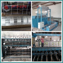 Pagar ladang kekuatan tinggi Galvanized