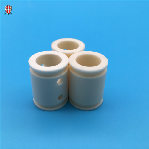 custom made polished surface alumina ceramic tube bush