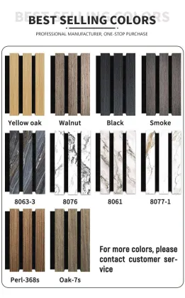 Wood and Polyester Acoustical Wall Decor Soundproof Board