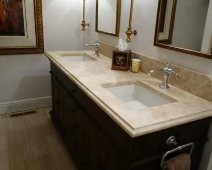 Light Brown Marble Light Emperador Vanity Tops Countertops