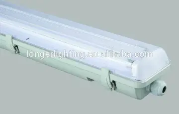 2*T5 lamp tubes of water proof fluorescent light fixture with electronic ballast