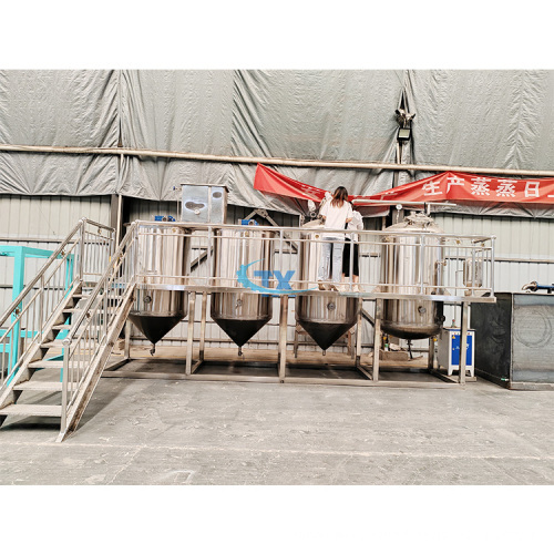 Small Crude Oil Refining Machine for Sunflower Oil Production