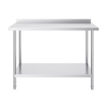 Heavy duty stainless steel prep table