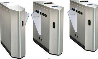 Pedestrian Control Flap Barrier 100W , 500MM Channel Width
