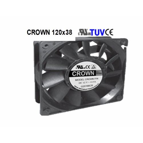 HOT SALE Crown 120x120x38mm AGB12038 DC FANH8