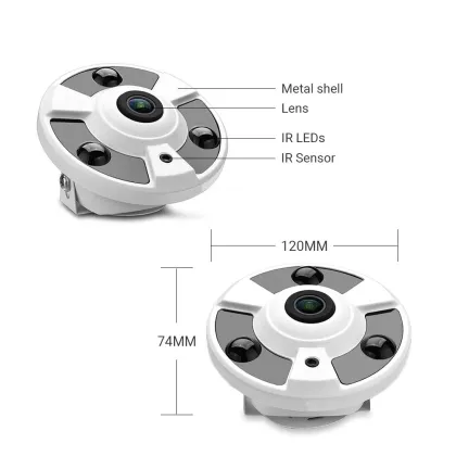 5MP Indoor AHD Panoramic Camera - High Quality Night Vision Security Camera