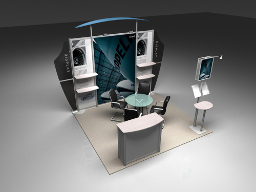 3X3 Trade Show Booth Display Stand