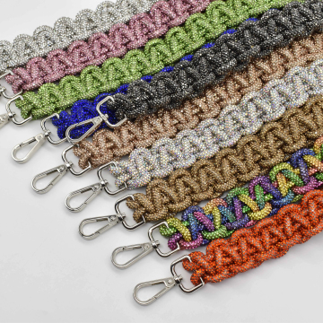 Shimmering Crystal Rhinestone Handbag Straps: Premium Quality, Handmade, and Colorful Accessories for Your Handbags