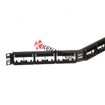 Black 1U 24-48 Port Folded Patch Panel Search Engine