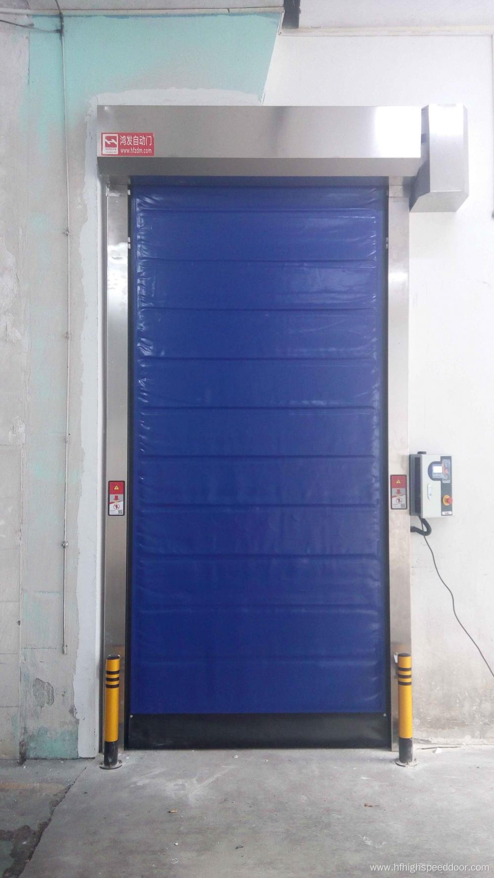 High speed self-repair door for cold room