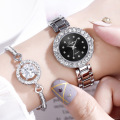 silver black watch set