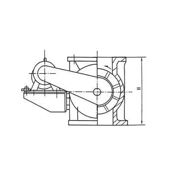 Cycloid pinwheel reduction impeller feeder