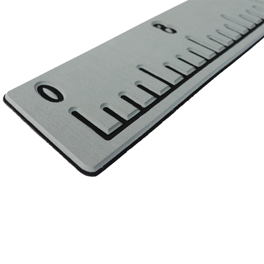 Light Grey and Black Boat EVA Fish Ruler