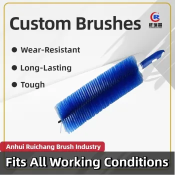Flat-Head Nylon Fan & AC Dust Brush for Pipe