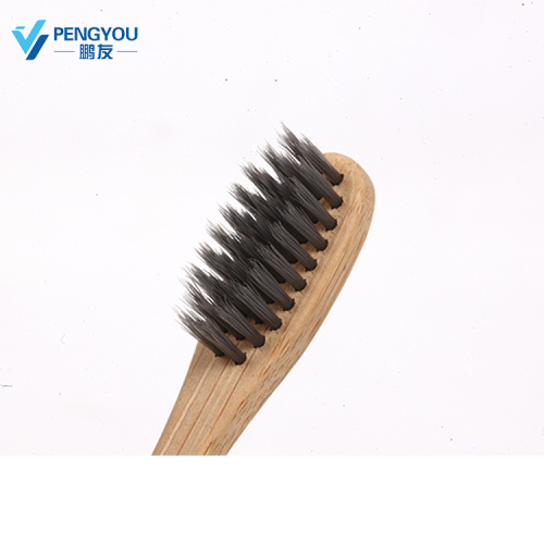 Novo projeto de dentes de bambu com cabelo de dentes de carvão