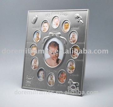 Baby first year aluminum photo frame(AS25)