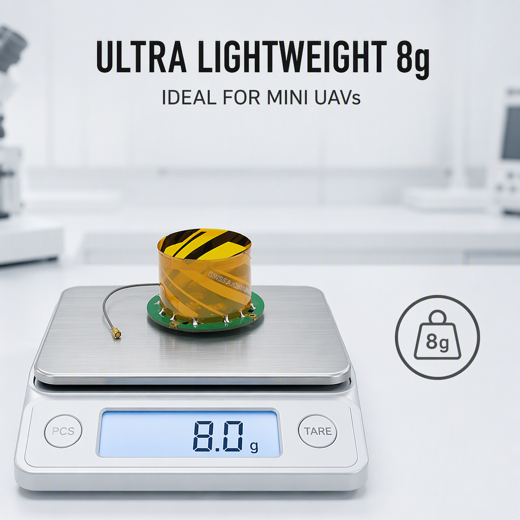 Dual frequency GNSS antenna supporting GPS L1 L2 GLONASS Galileo and BeiDou for RTK drones