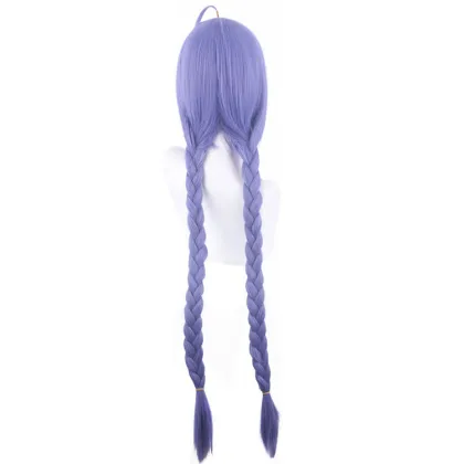 100cm Blue Long Braids Synthetic Wig - Roxy Migurdia Cosplay Wig